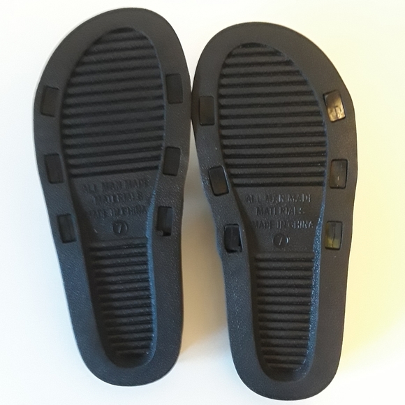 NEW Black Jeweled Slip On Sandals Women's Size 7 - Picture 5 of 5